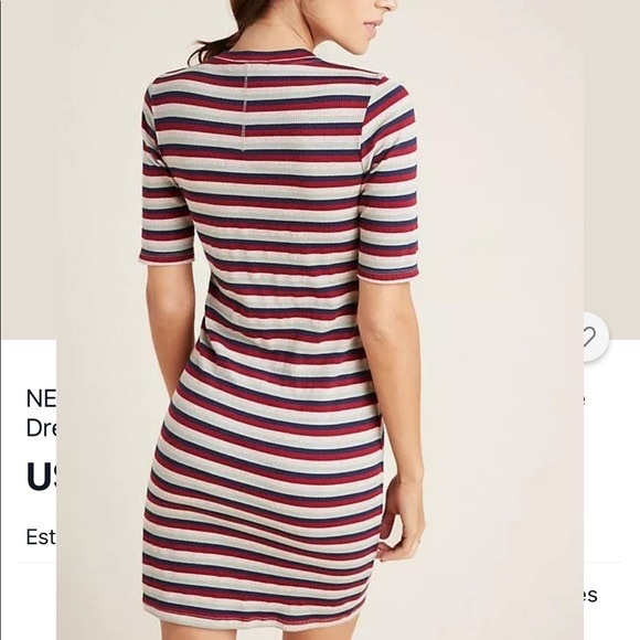 EUC: STATESIDE Ribbed Tee Mini Dress - Picture 2 of 9